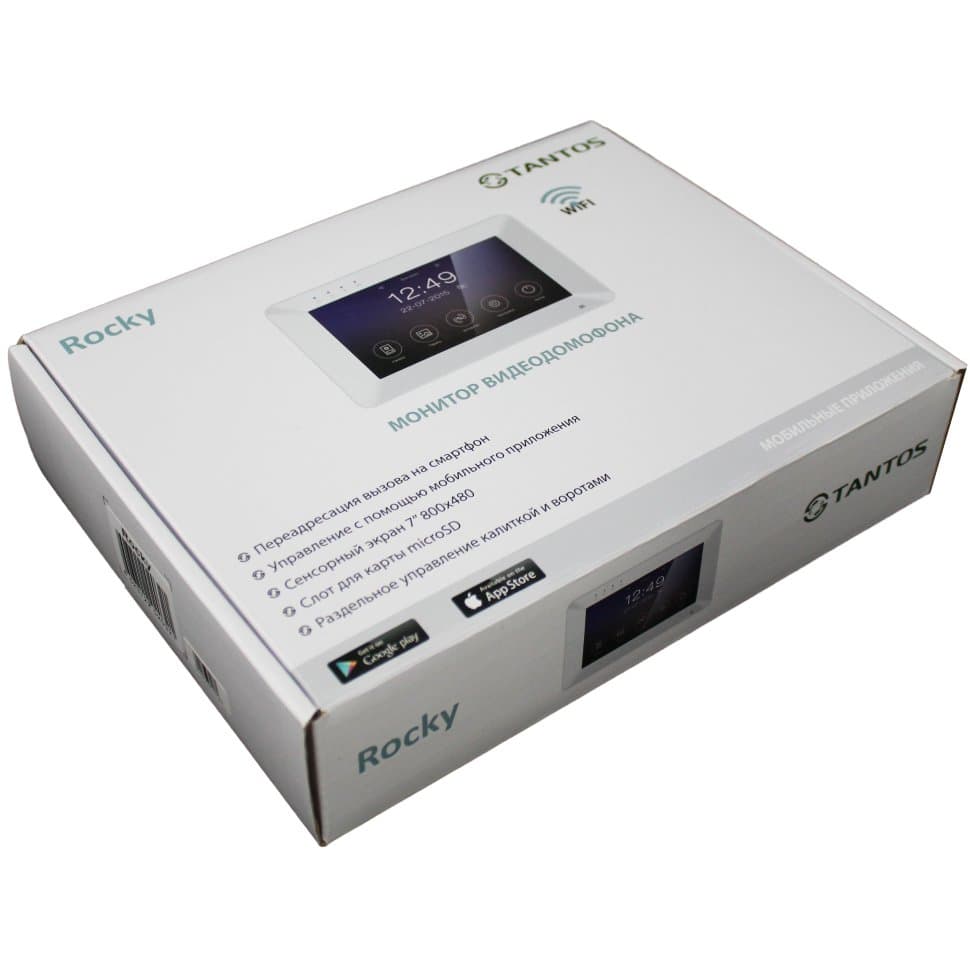 Купить Цветной видеодомофон Rocky HD Wi-Fi в каталоге интернет магазина Наблюдалка.ру по выгодной цене с доставкой, отзывы, фотографии, описание, характеристики