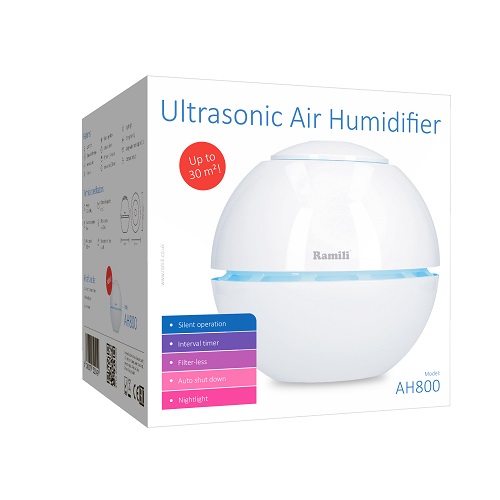 Купить Ультразвуковой увлажнитель воздуха Ramili Baby AH800 в каталоге интернет магазина Наблюдалка.ру по выгодной цене с доставкой, отзывы, фотографии, описание, характеристики