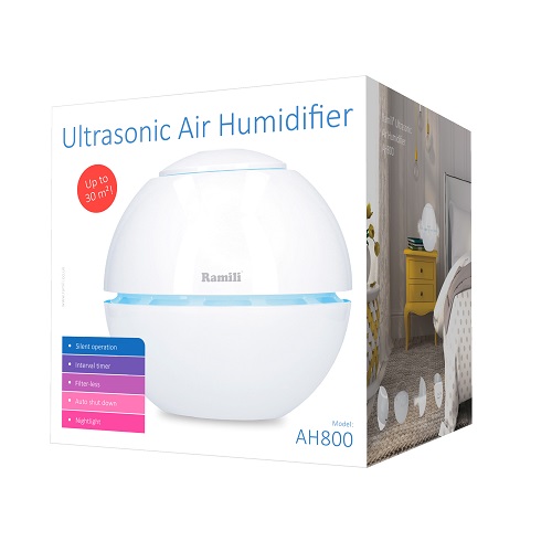 Купить Ультразвуковой увлажнитель воздуха Ramili Baby AH800 в каталоге интернет магазина Наблюдалка.ру по выгодной цене с доставкой, отзывы, фотографии, описание, характеристики