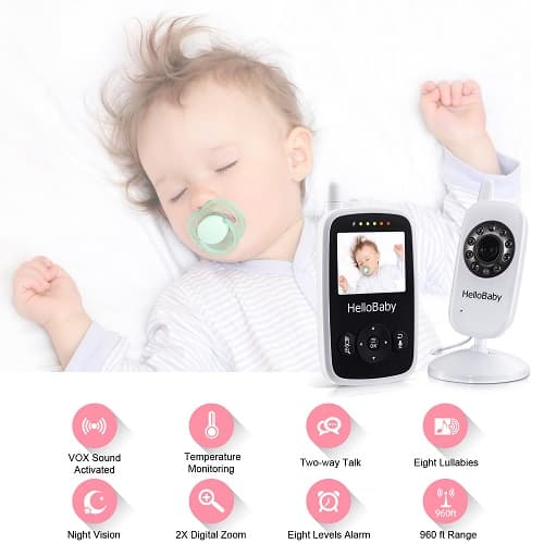 Купить Видеоняня HelloBaby HB24 в каталоге интернет магазина Наблюдалка.ру по выгодной цене с доставкой, отзывы, фотографии, описание, характеристики