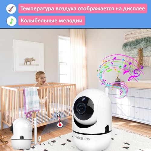Купить Видеоняня HelloBaby HB65 в каталоге интернет магазина Наблюдалка.ру по выгодной цене с доставкой, отзывы, фотографии, описание, характеристики