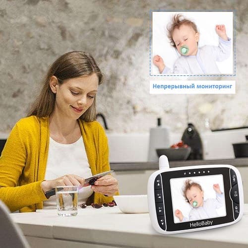 Купить Видеоняня HelloBaby HB65 в каталоге интернет магазина Наблюдалка.ру по выгодной цене с доставкой, отзывы, фотографии, описание, характеристики