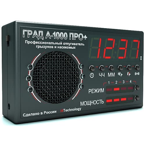 Купить Отпугиватель грызунов и насекомых ГРАД А-1000 ПРО+ в каталоге интернет магазина Наблюдалка.ру по выгодной цене с доставкой, отзывы, фотографии, описание, характеристики