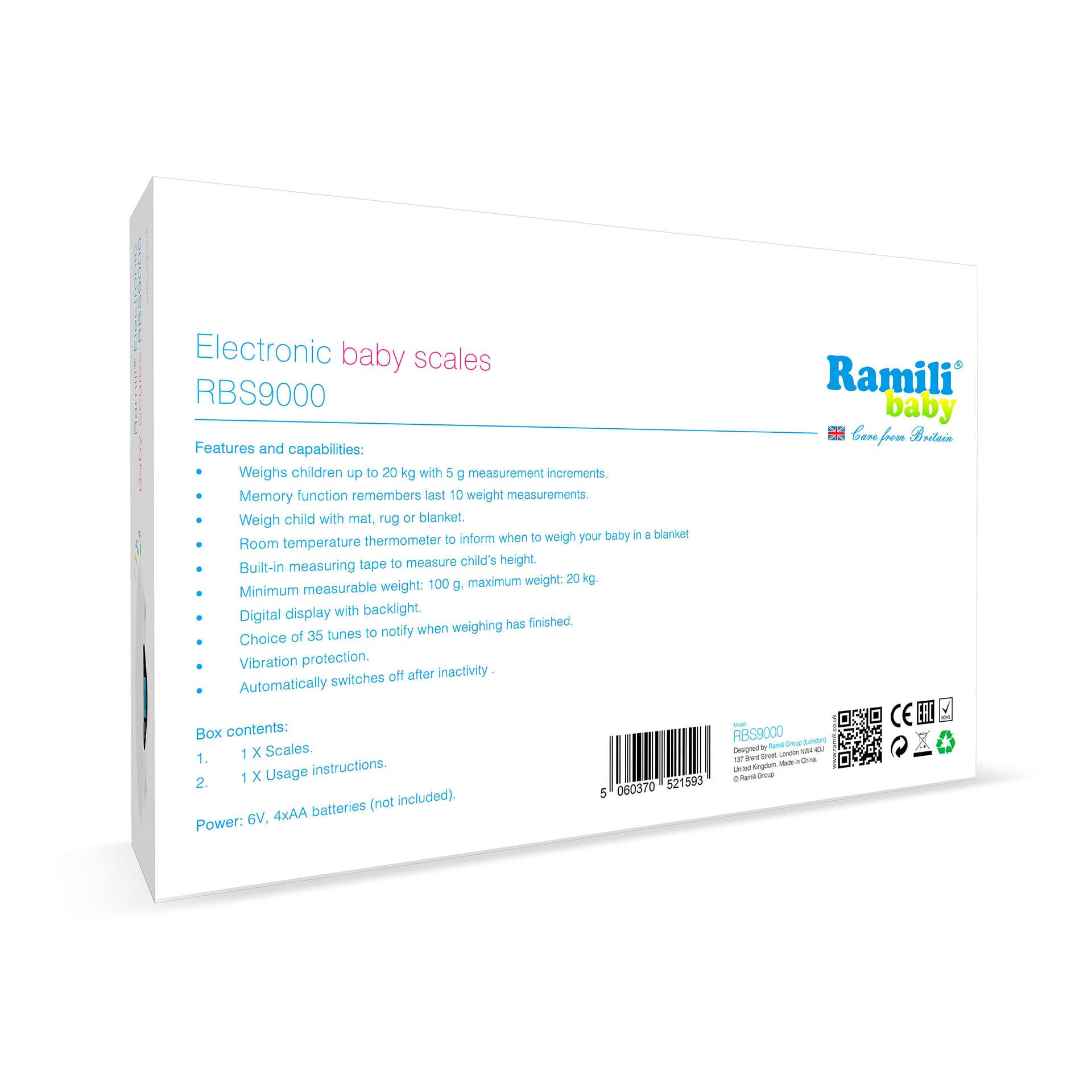 Купить Детские электронные весы Ramili Baby RBS9000 в каталоге интернет магазина Наблюдалка.ру по выгодной цене с доставкой, отзывы, фотографии, описание, характеристики