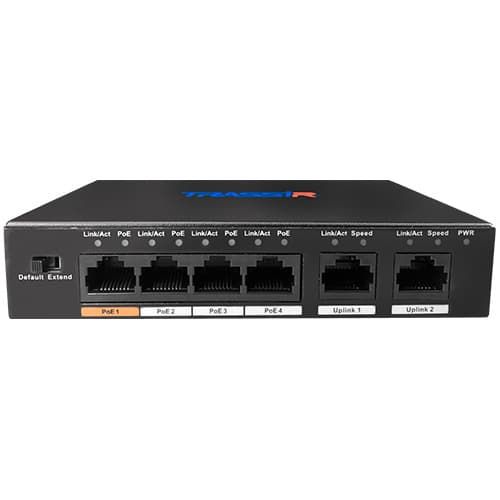 Купить Trassir TR-NS1006-60-4PoE в каталоге интернет магазина Наблюдалка.ру по выгодной цене с доставкой, отзывы, фотографии, описание, характеристики